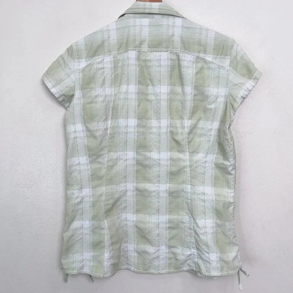 Kathmandu Womens 12 Short Sleeve Plaid Shirt - Picture 10 of 10